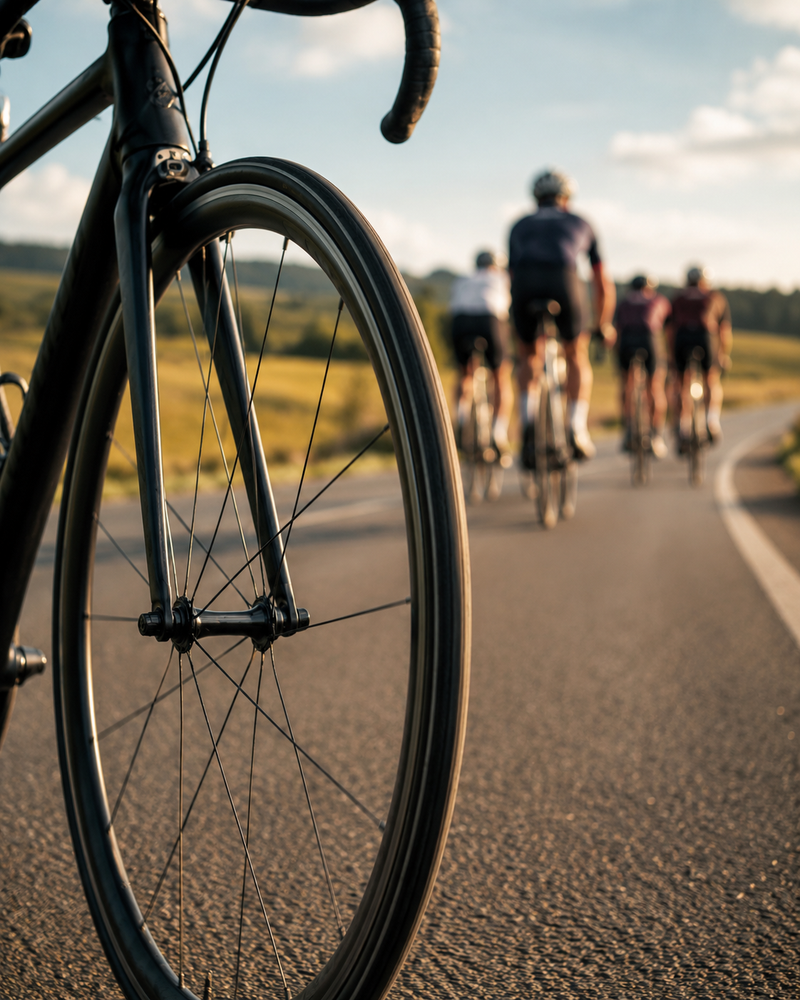 Op de racefiets