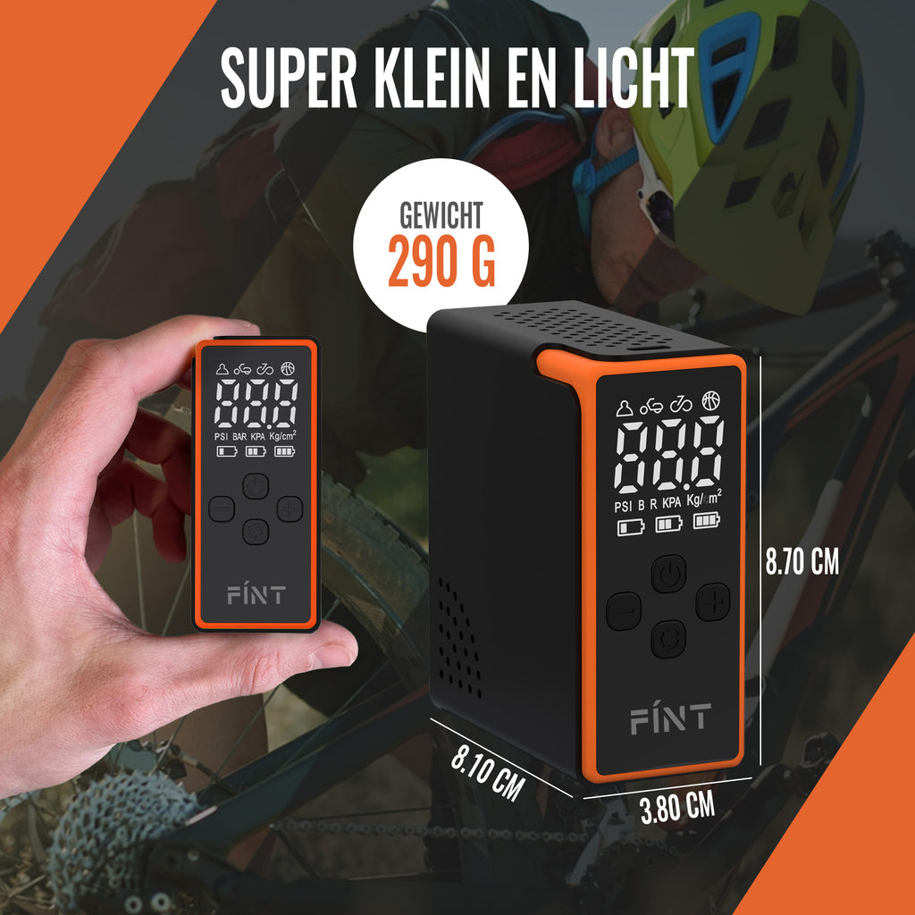 FÍNT V3 Mini - Elektrische fietspomp