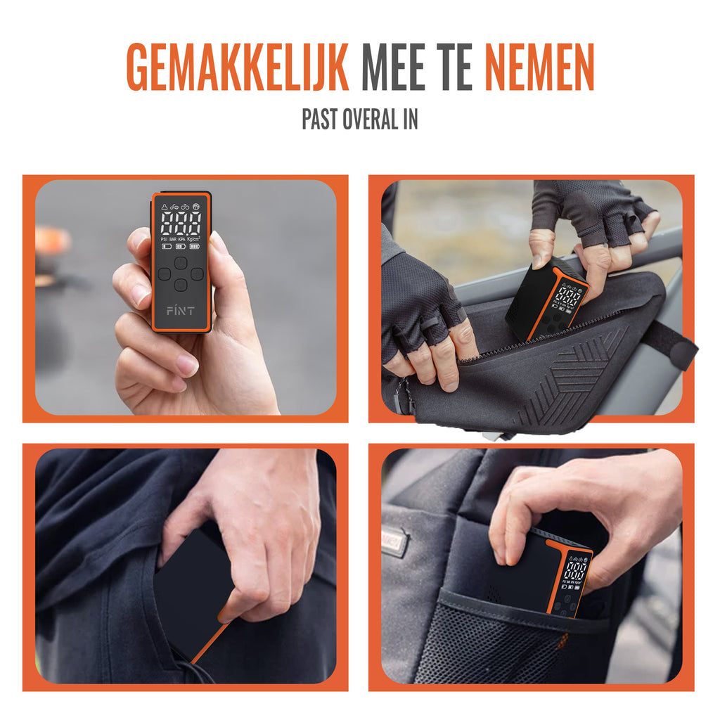 FÍNT V3 Mini - Elektrische fietspomp