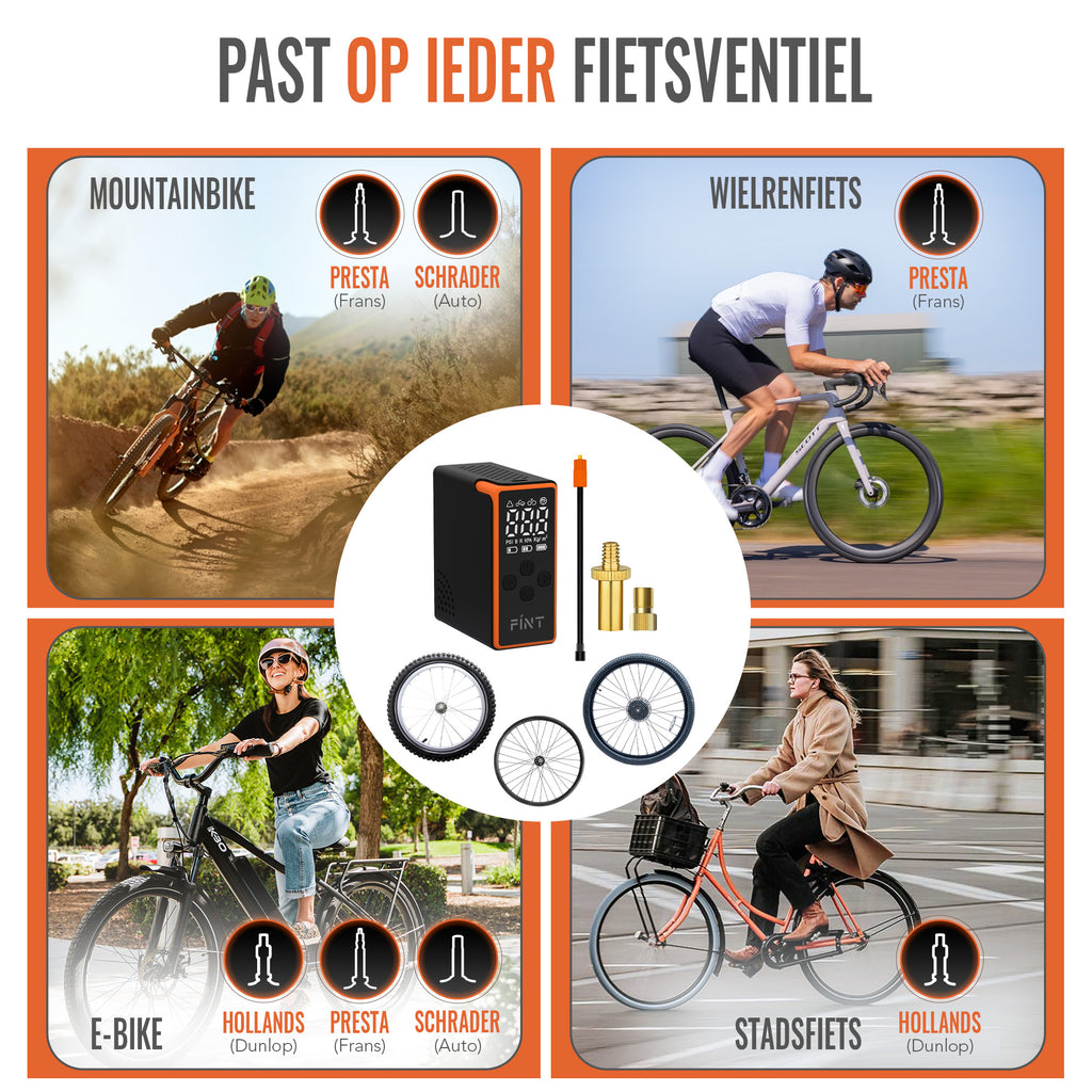FÍNT V3 Mini - Elektrische fietspomp